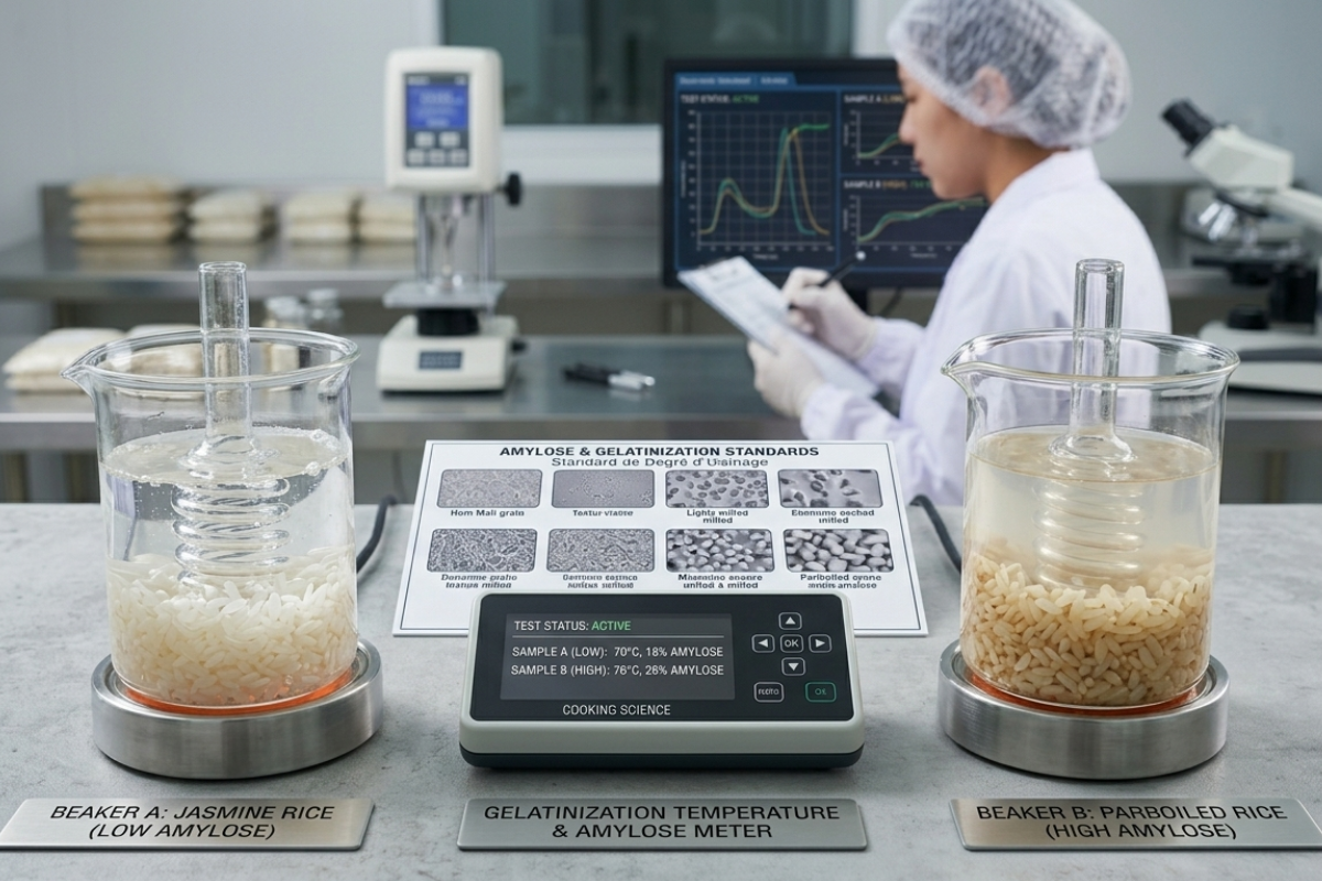 The Science of Cooking Amylose Content and Gelatinization Temperature